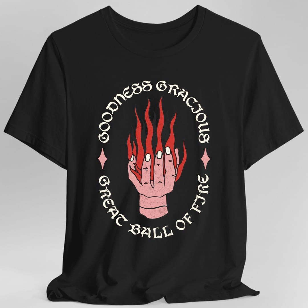 Camiseta del hechizo Bola de Fuego de D&D