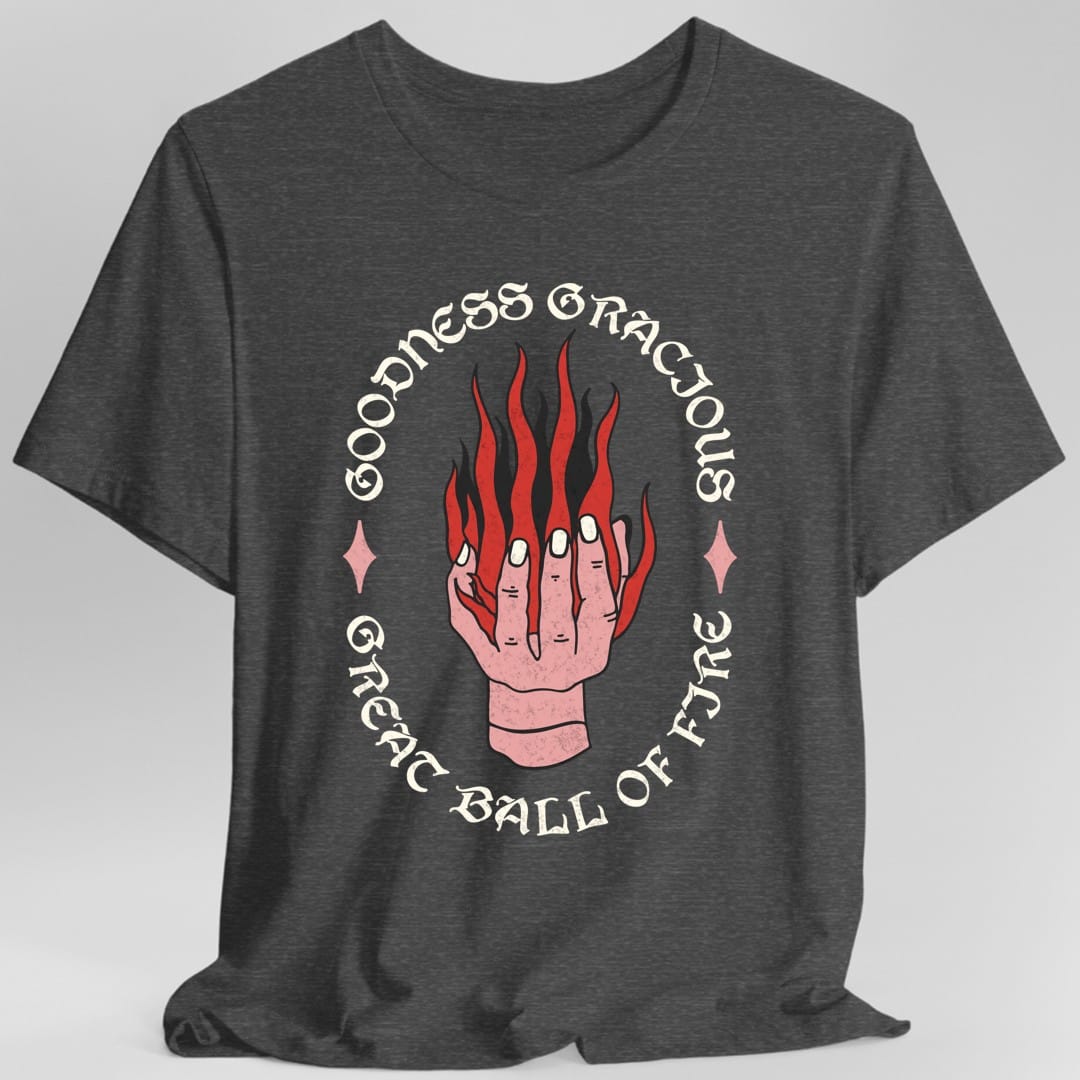 Camiseta del hechizo Bola de Fuego de D&D