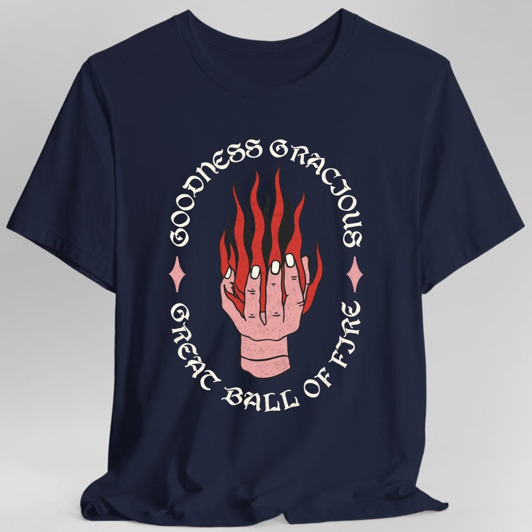 Camiseta del hechizo Bola de Fuego de D&D