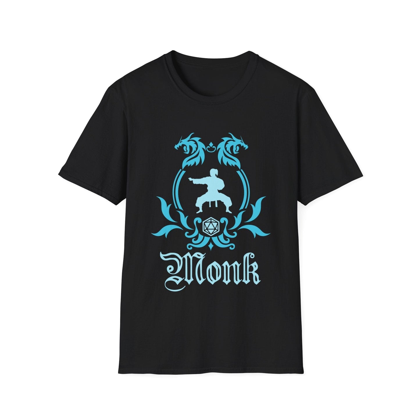 Camiseta con el emblema de la clase Monje de D&D