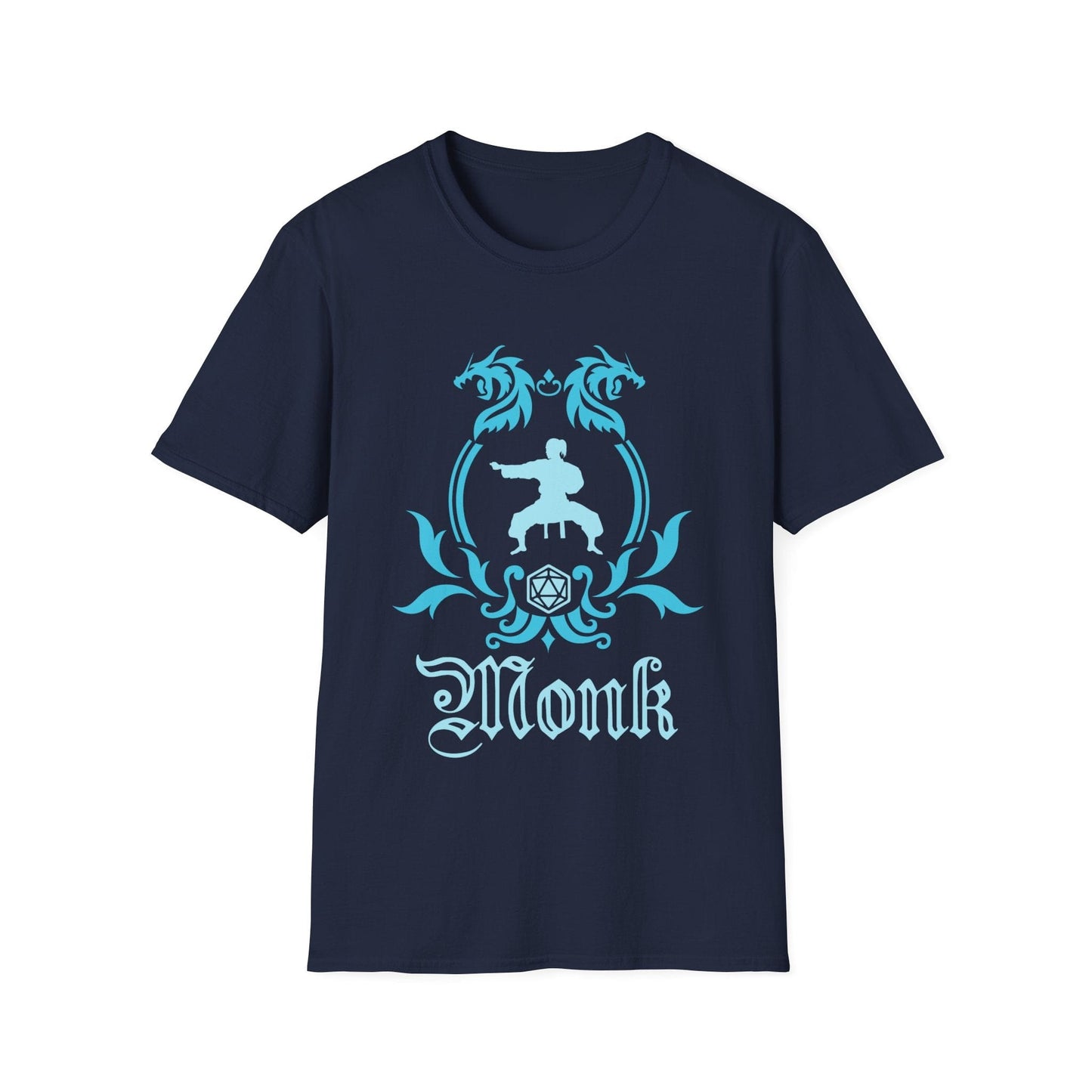 Camiseta con el emblema de la clase Monje de D&D