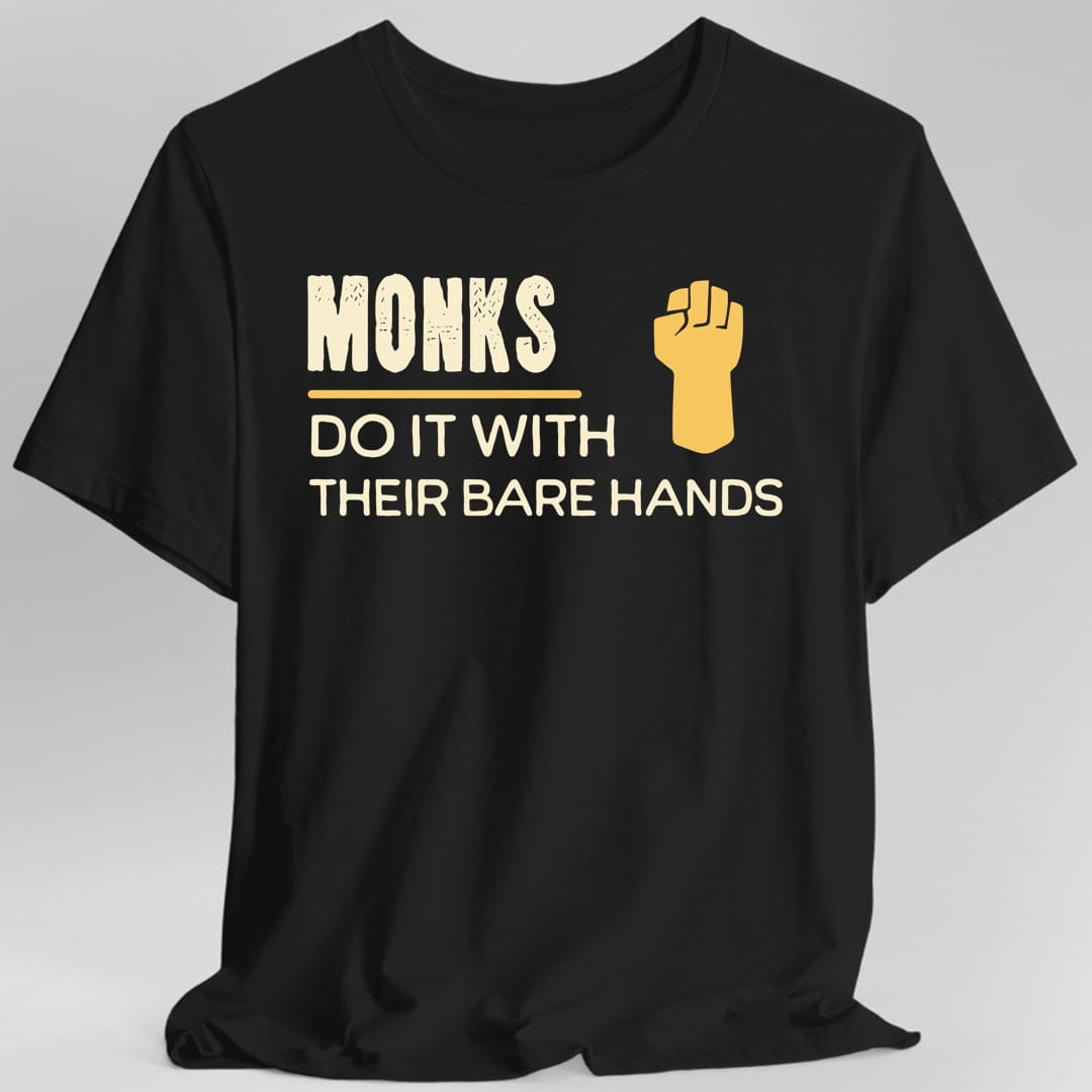 Camiseta "Monjes de DnD lo Hacen con Velocidad y Gracia"