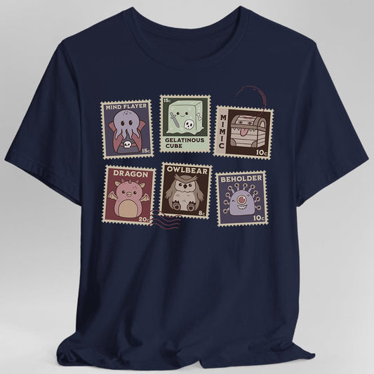 Camiseta con sello de monstruo de D&D