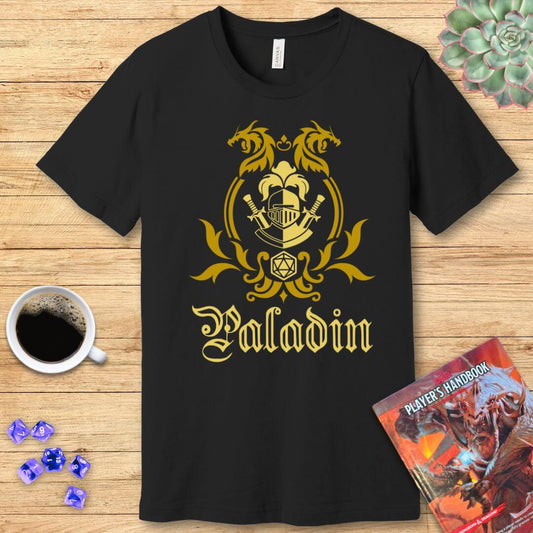 Camiseta con el emblema de la clase Paladín de D&D