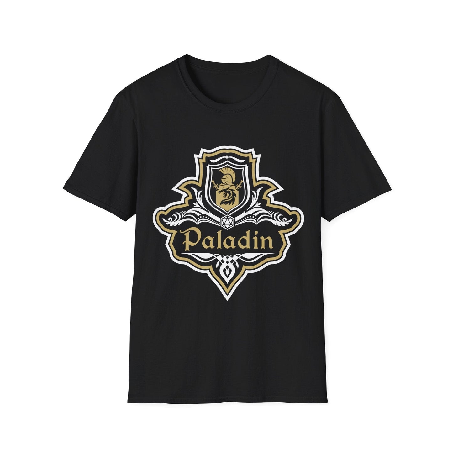Camiseta con emblema elegante de la clase Paladín de D&D