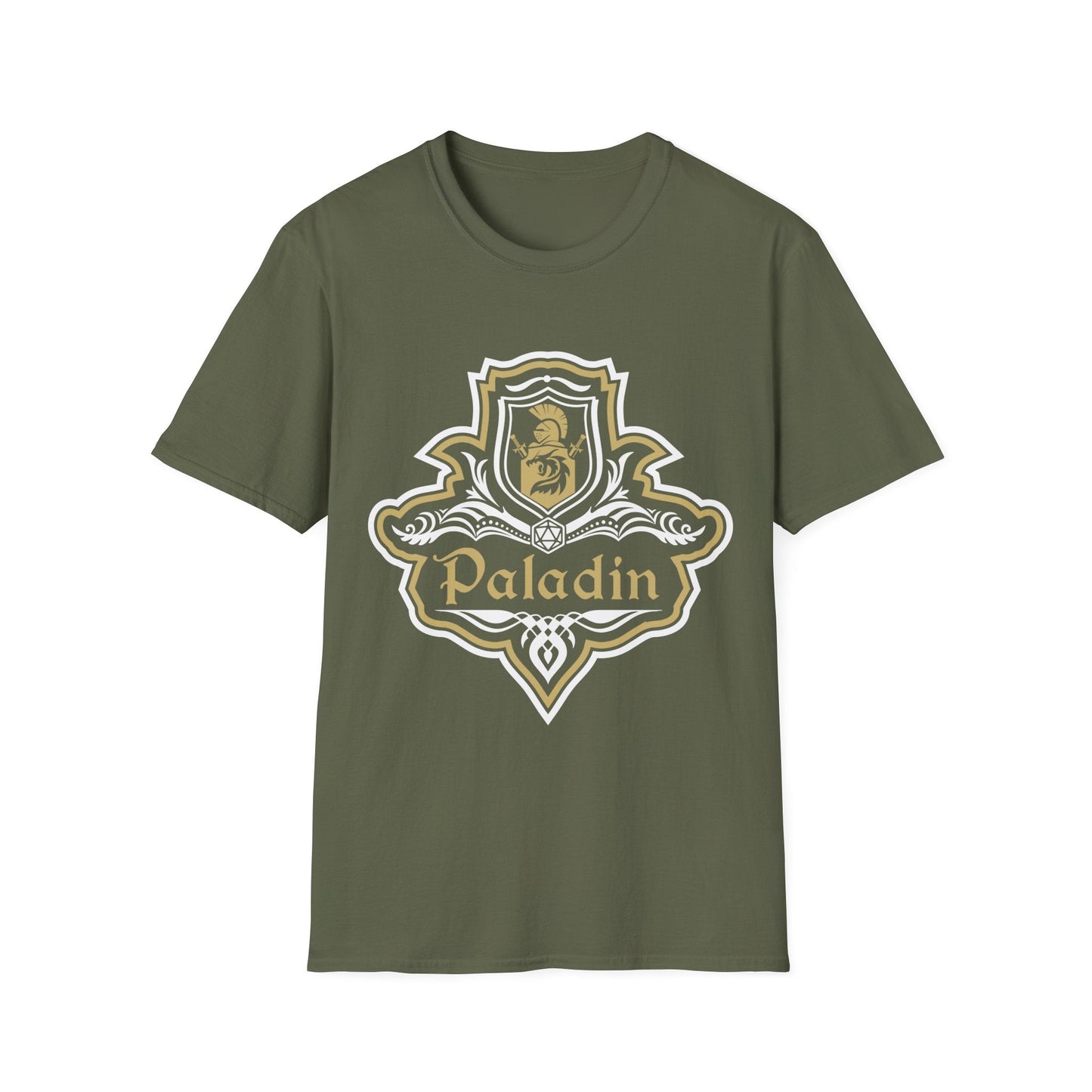 Camiseta con emblema elegante de la clase Paladín de D&D
