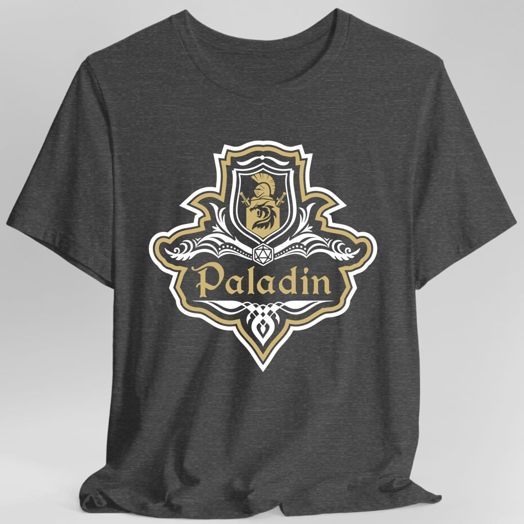 Camiseta con emblema elegante de la clase Paladín de D&D