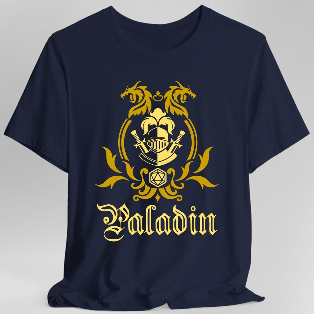 Camiseta con el emblema de la clase Paladín de D&D