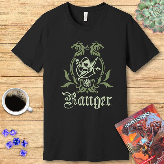 Camiseta con el emblema de la clase Ranger de D&D