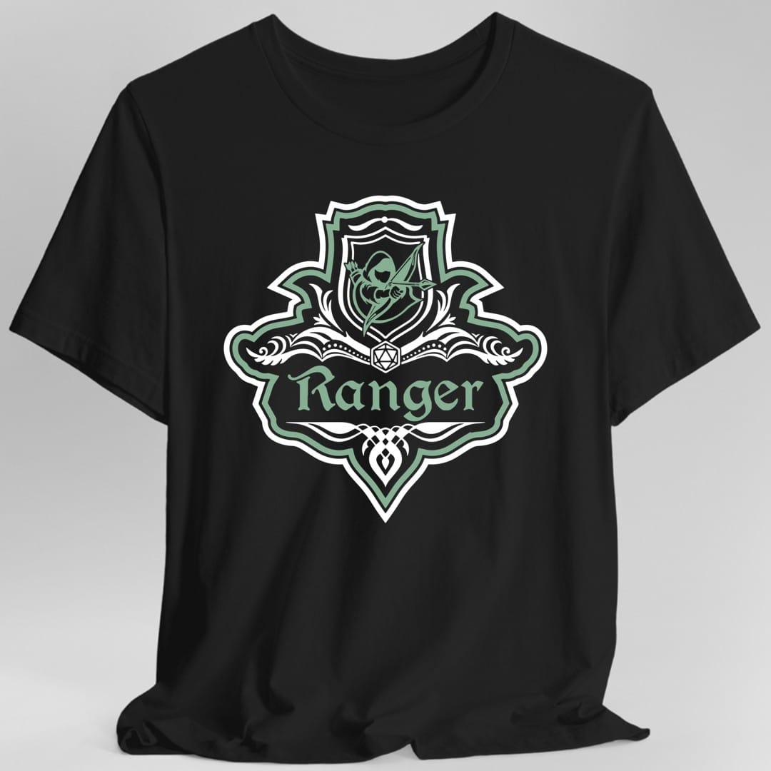 Camiseta con emblema elegante de la clase Ranger de D&D