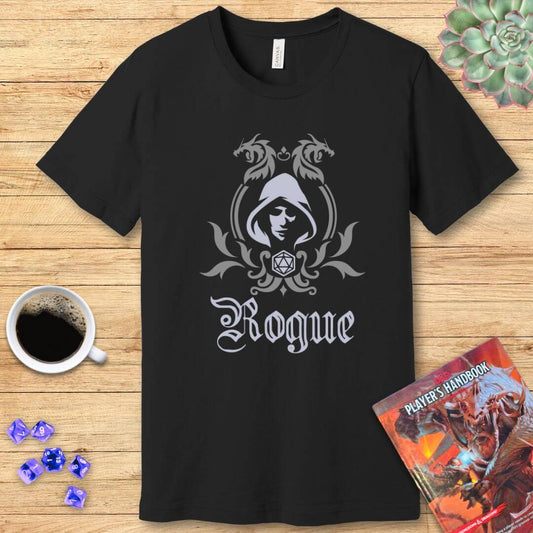 Camiseta con el emblema de la clase Pícaro de D&D
