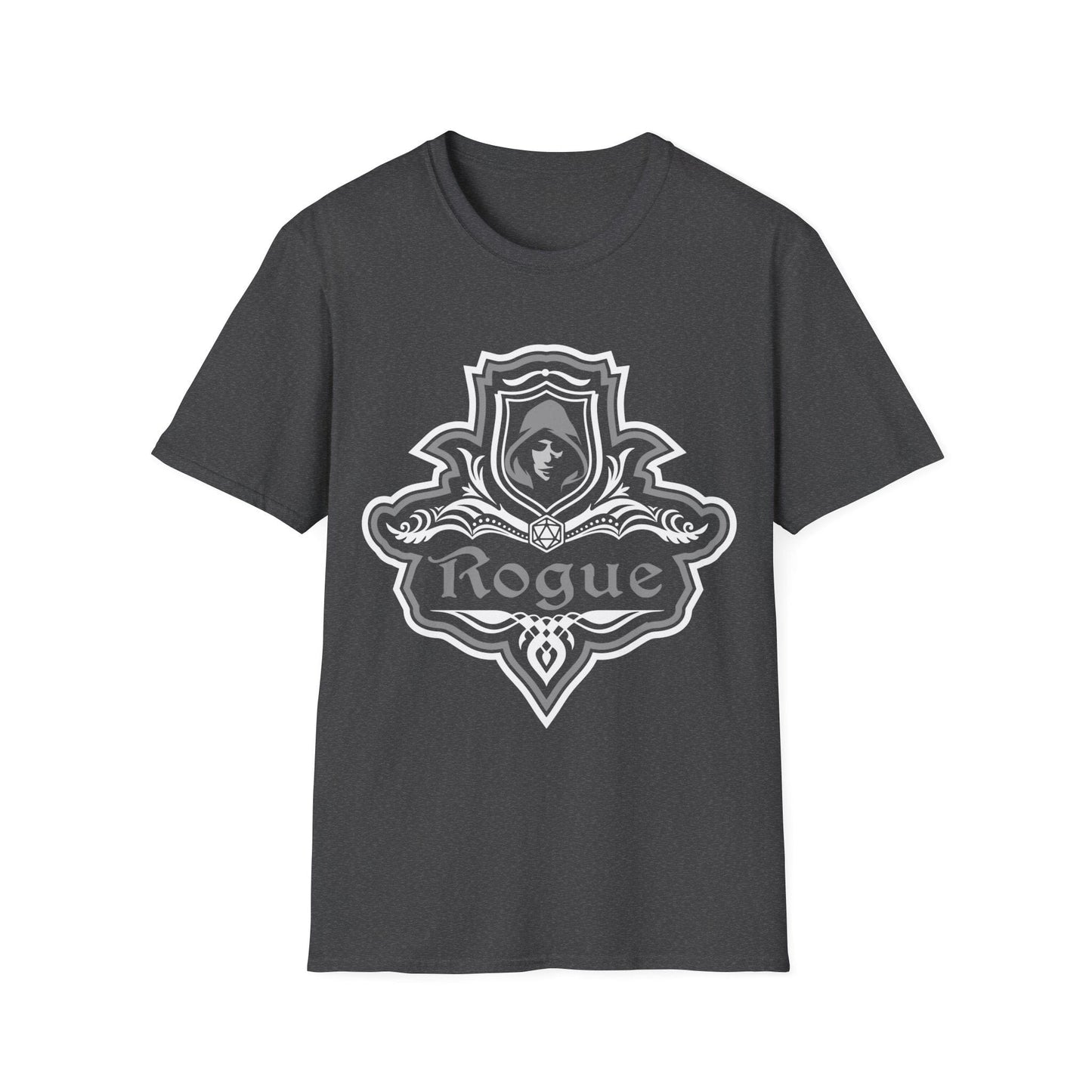 Camiseta con emblema elegante de la clase Pícaro de D&D