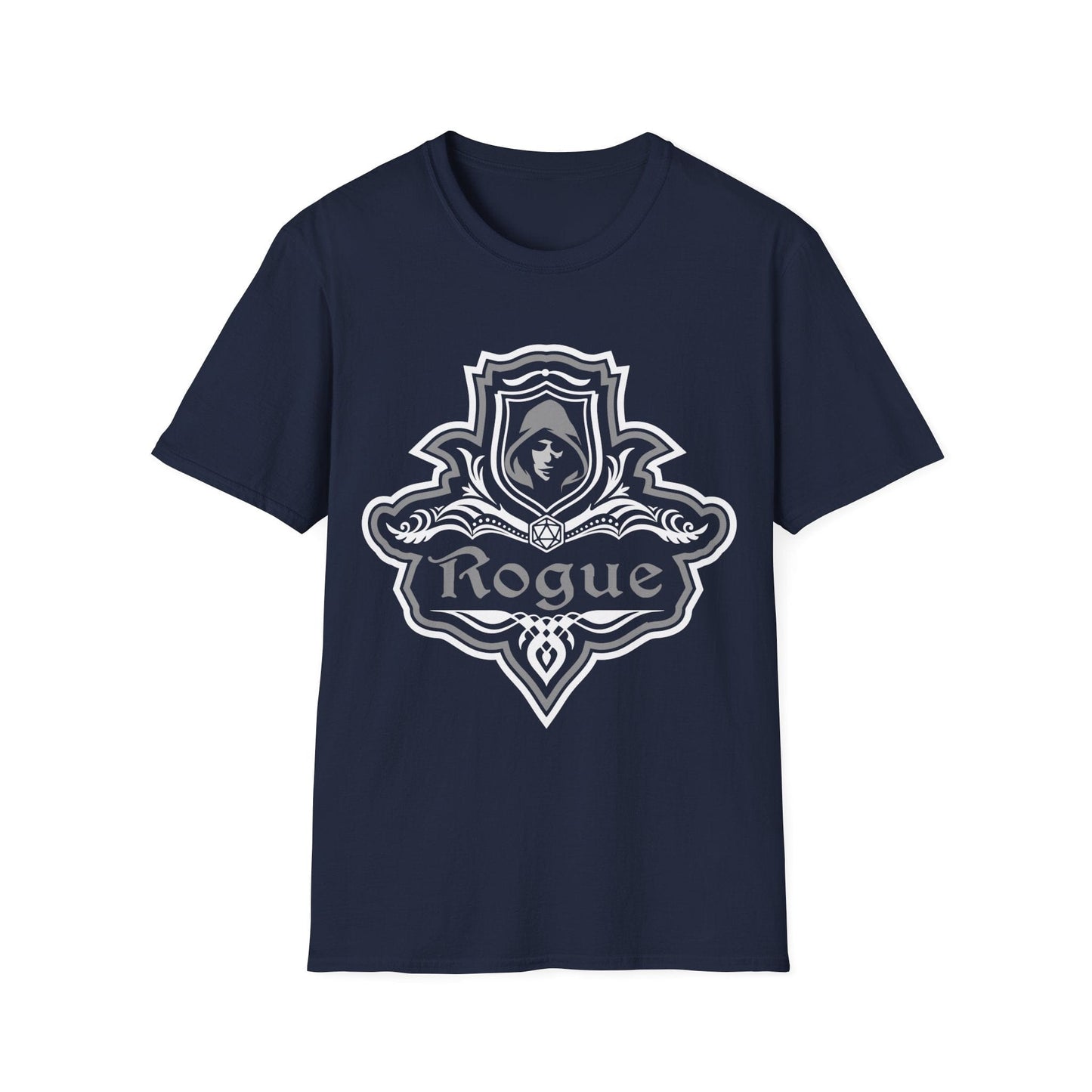 Camiseta con emblema elegante de la clase Pícaro de D&D