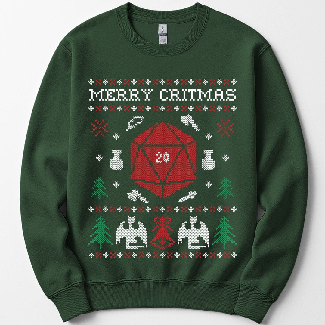 D&D Ugly Christmas Sweater Sweatshirt