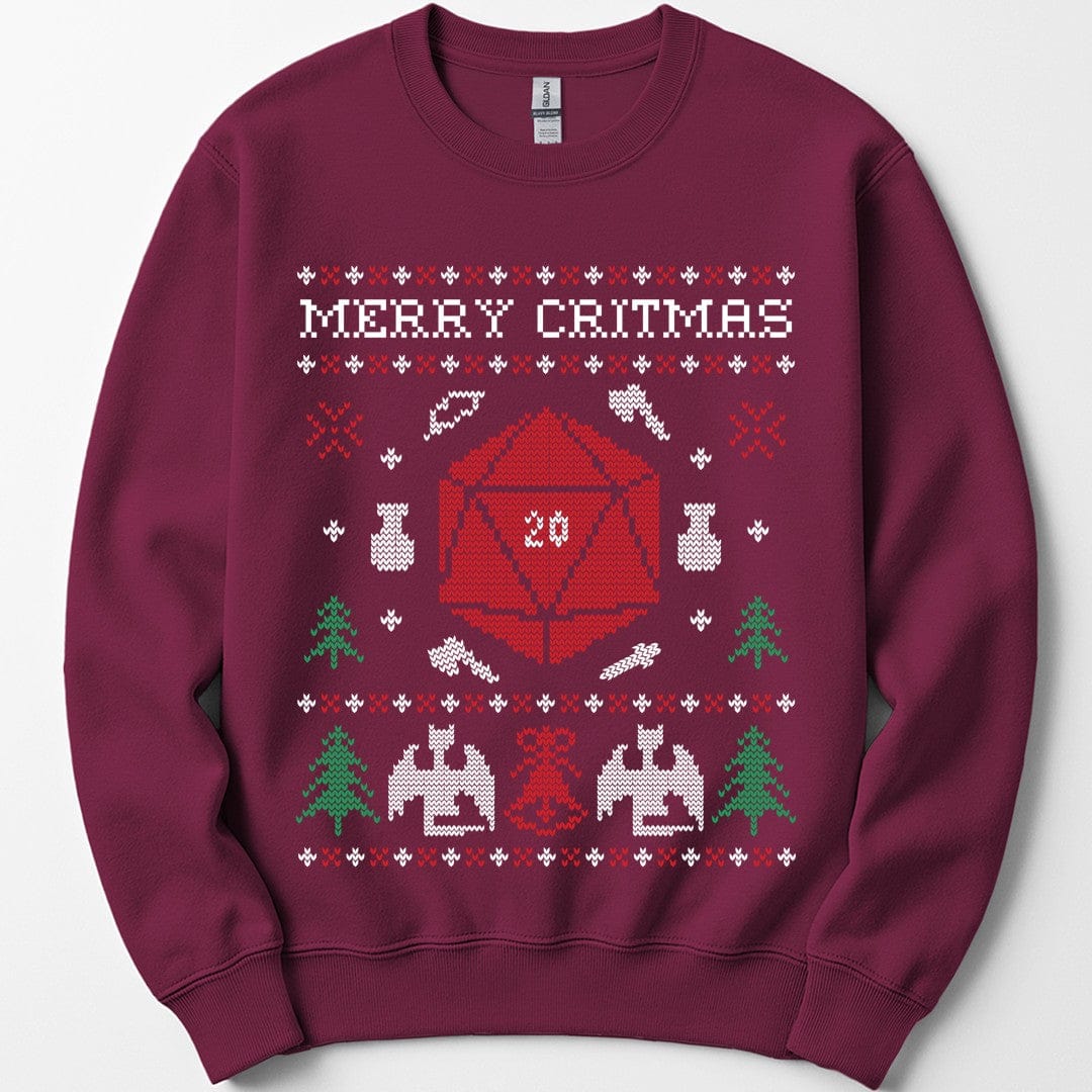 D&D Ugly Christmas Sweater Sweatshirt