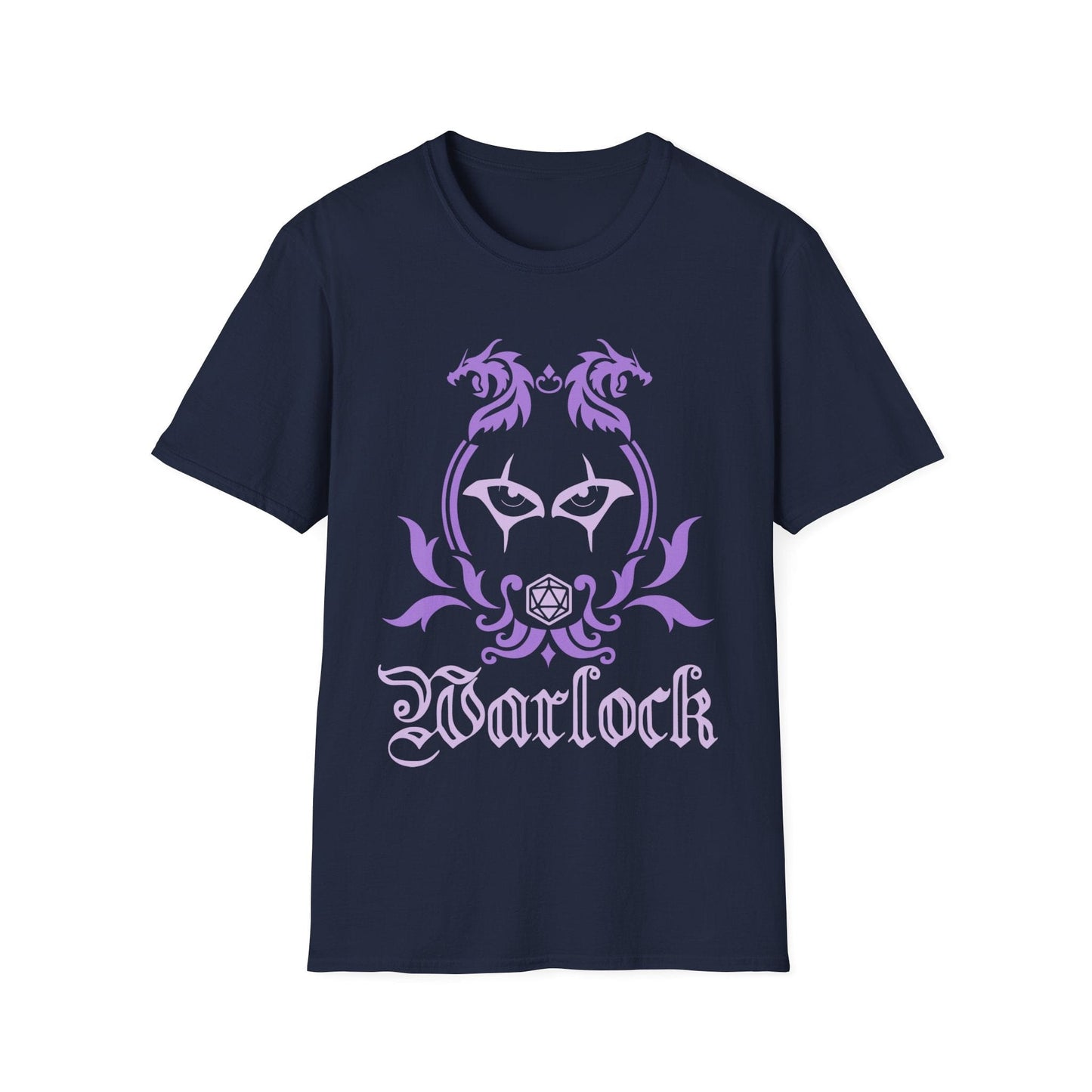 Camiseta con el emblema de la clase de brujo de D&D