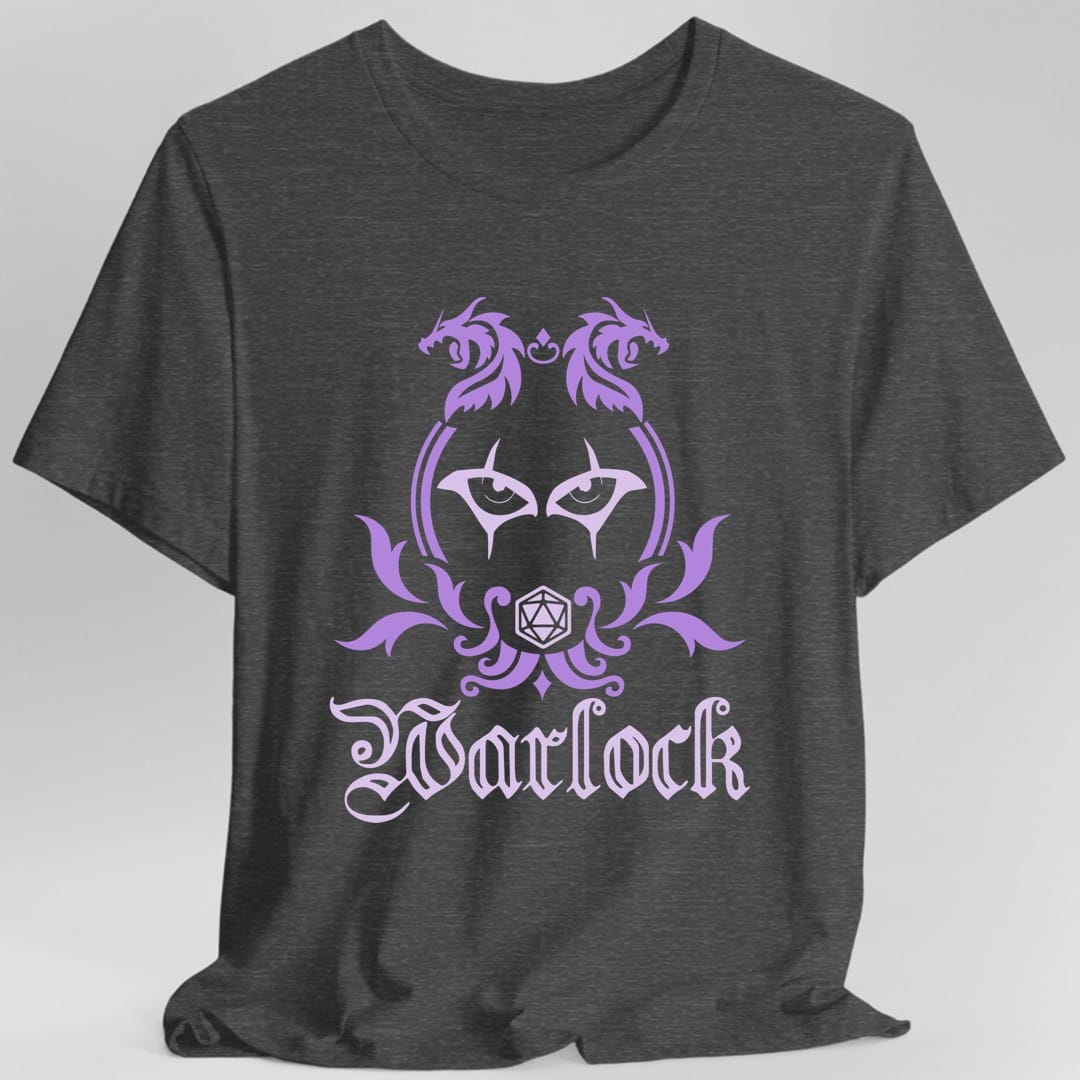 Camiseta con el emblema de la clase de brujo de D&D
