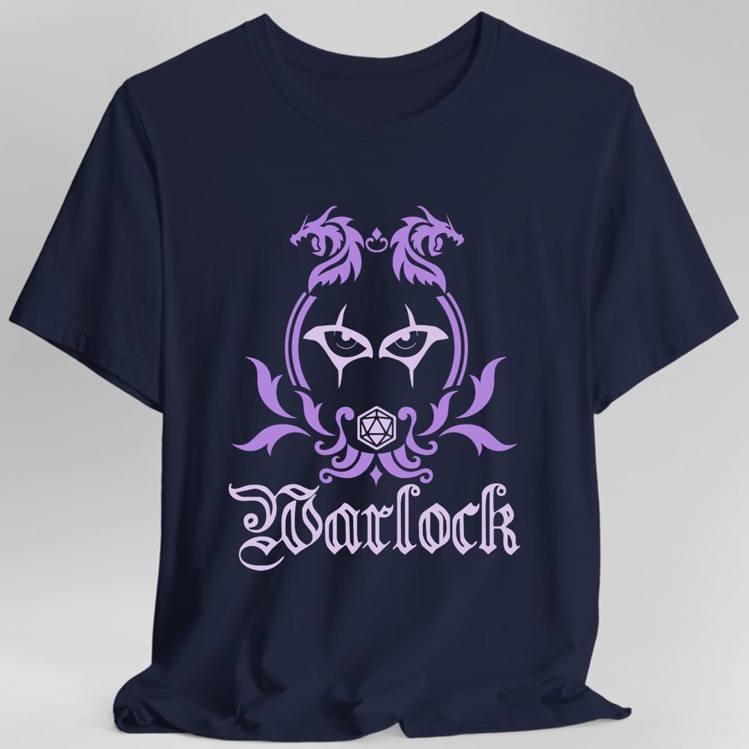 Camiseta con el emblema de la clase de brujo de D&D