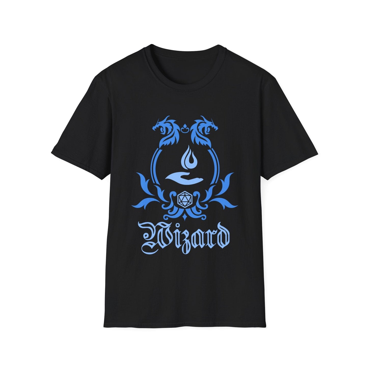 Camiseta con emblema de la clase Mago de D&D