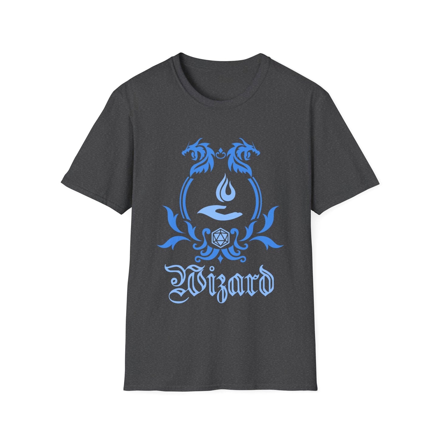 Camiseta con emblema de la clase Mago de D&D
