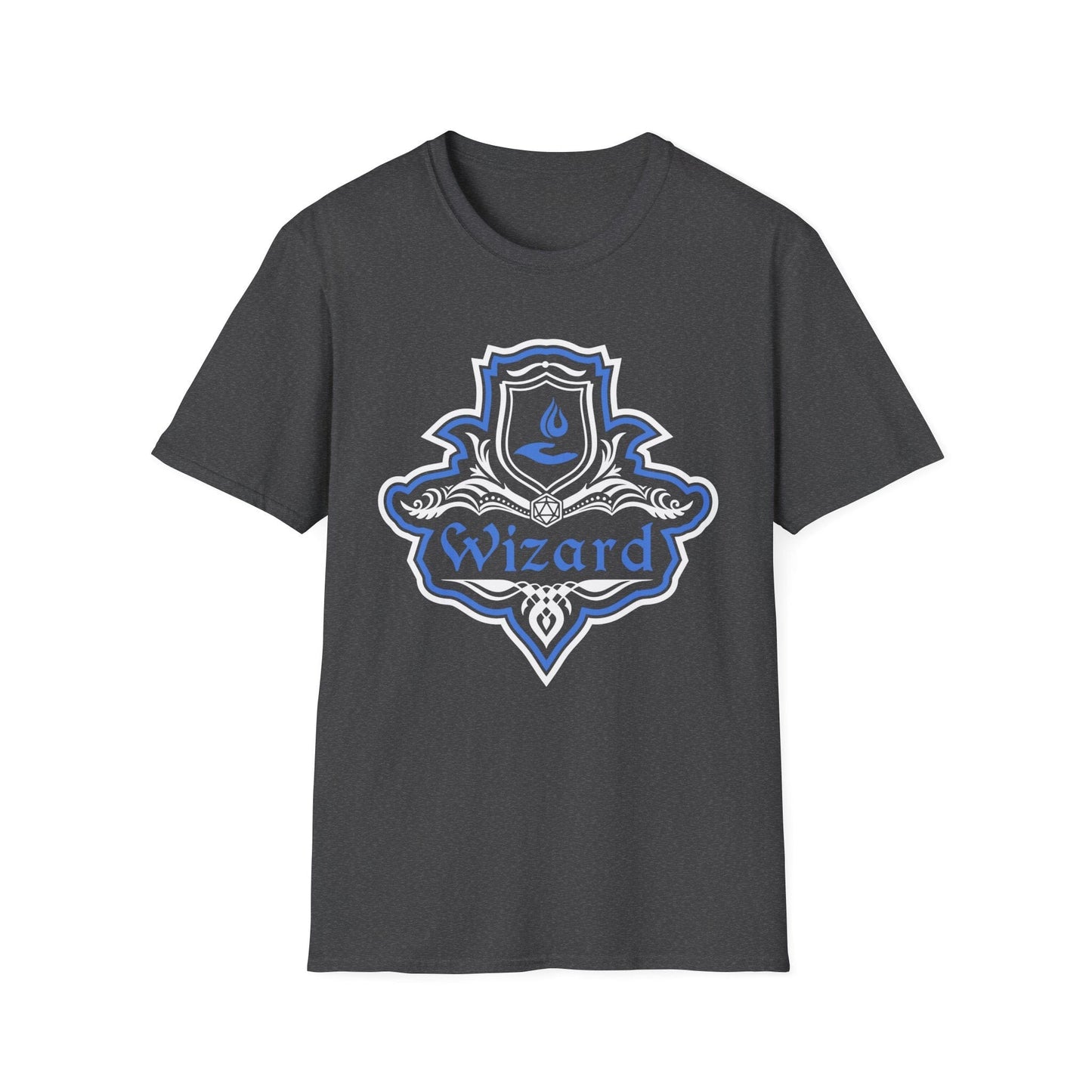 Camiseta con Emblema Elegante de la Clase Mago de D&D