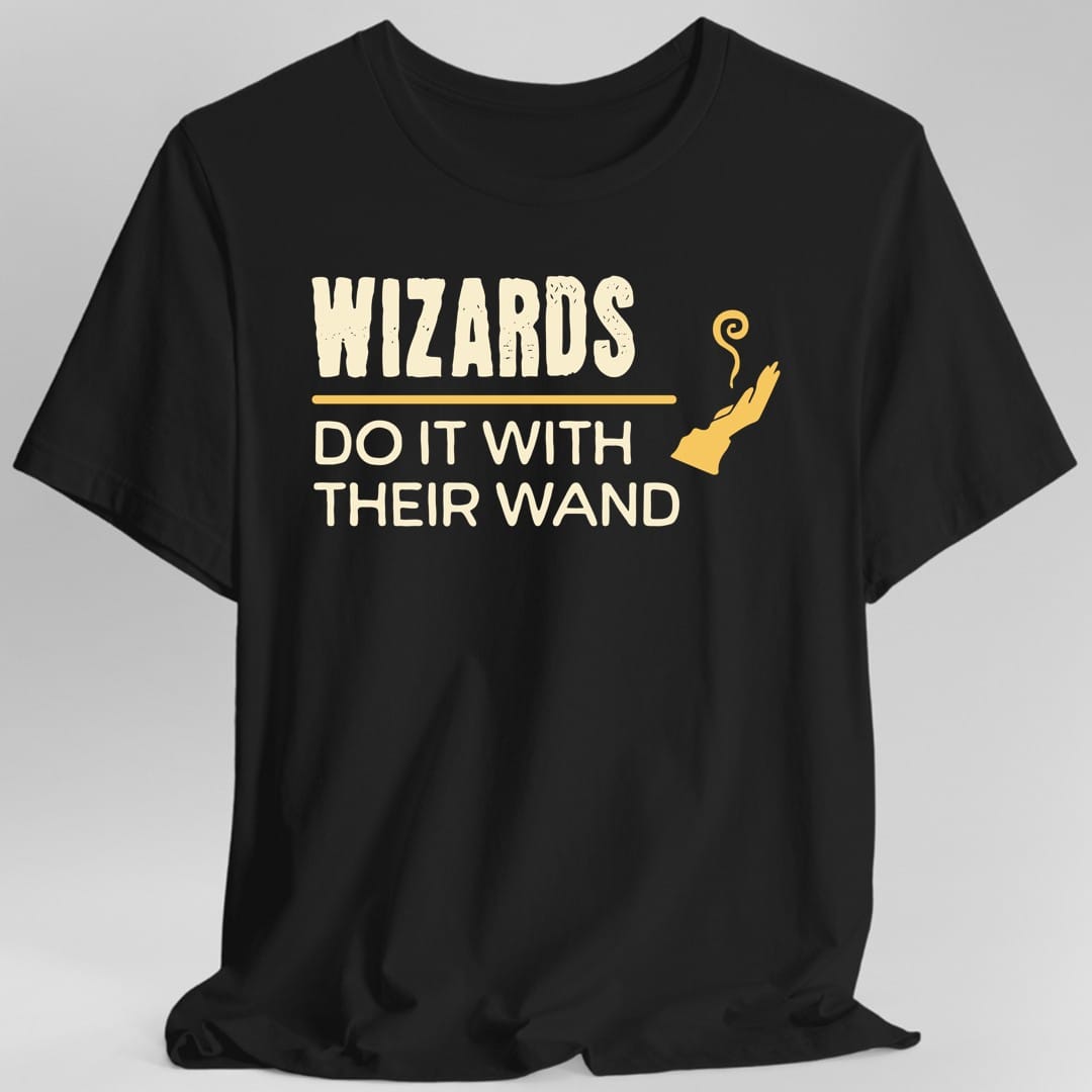 Las magas y magos de D&D lo hacen con su varita Camiseta