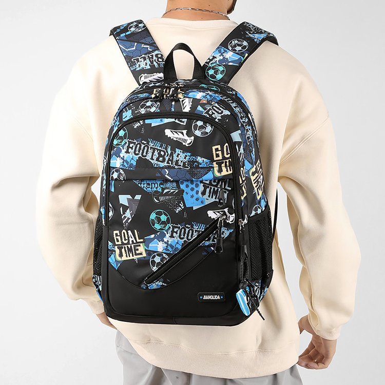 Men's Two-Piece Set Backpack And Chest Bag