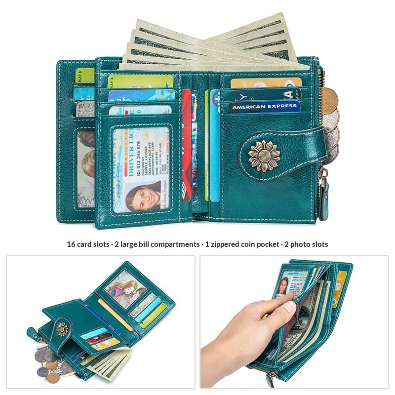 Women's Anti-Theft Multi-Function Wallet