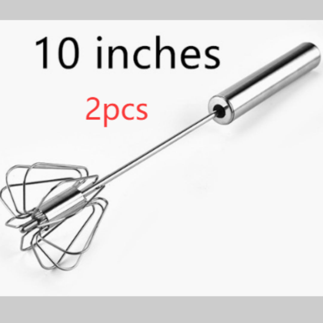 Stainless Steel Semi Automatic Egg Beater Kitchen Tools Hand Held