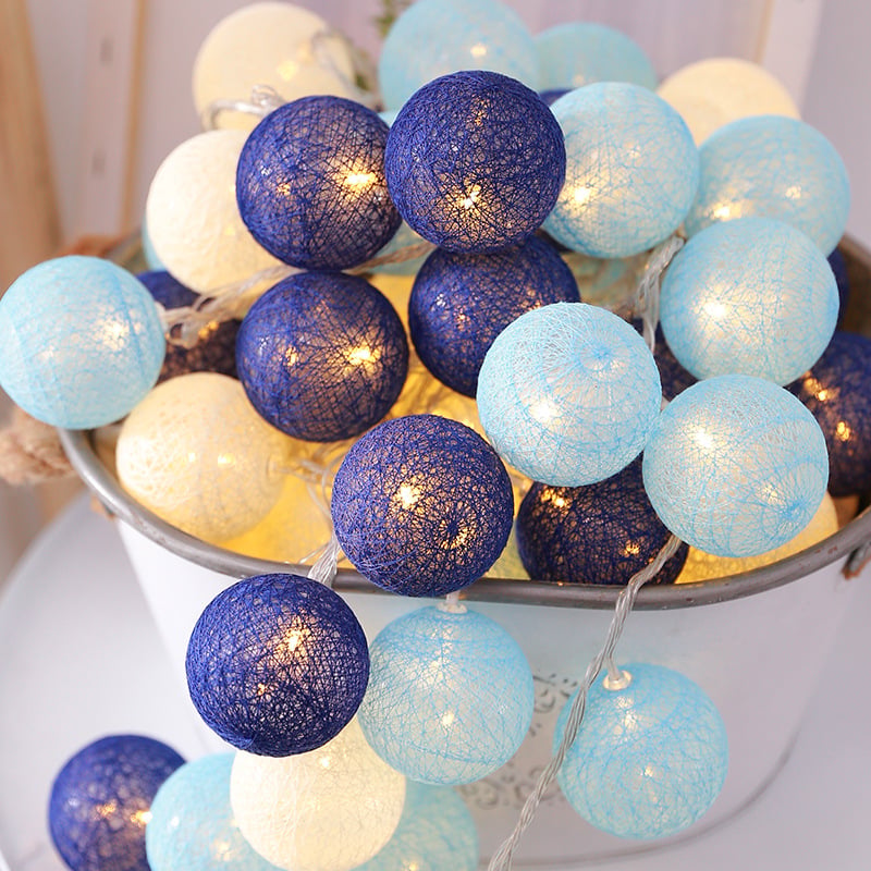 LED Cotton Thread Starry Lanterns