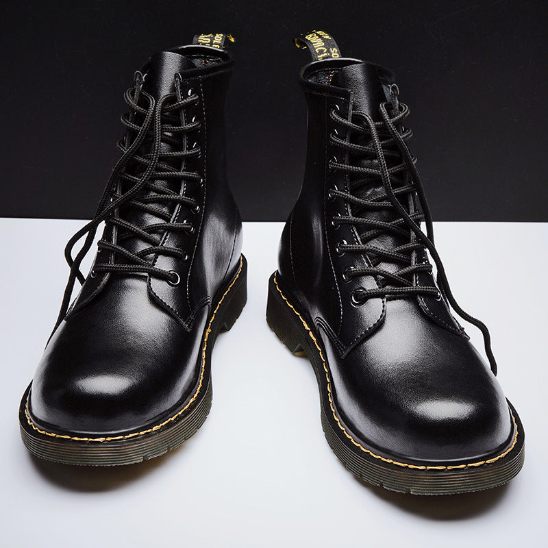 High-top British Style Tooling Martin Boots