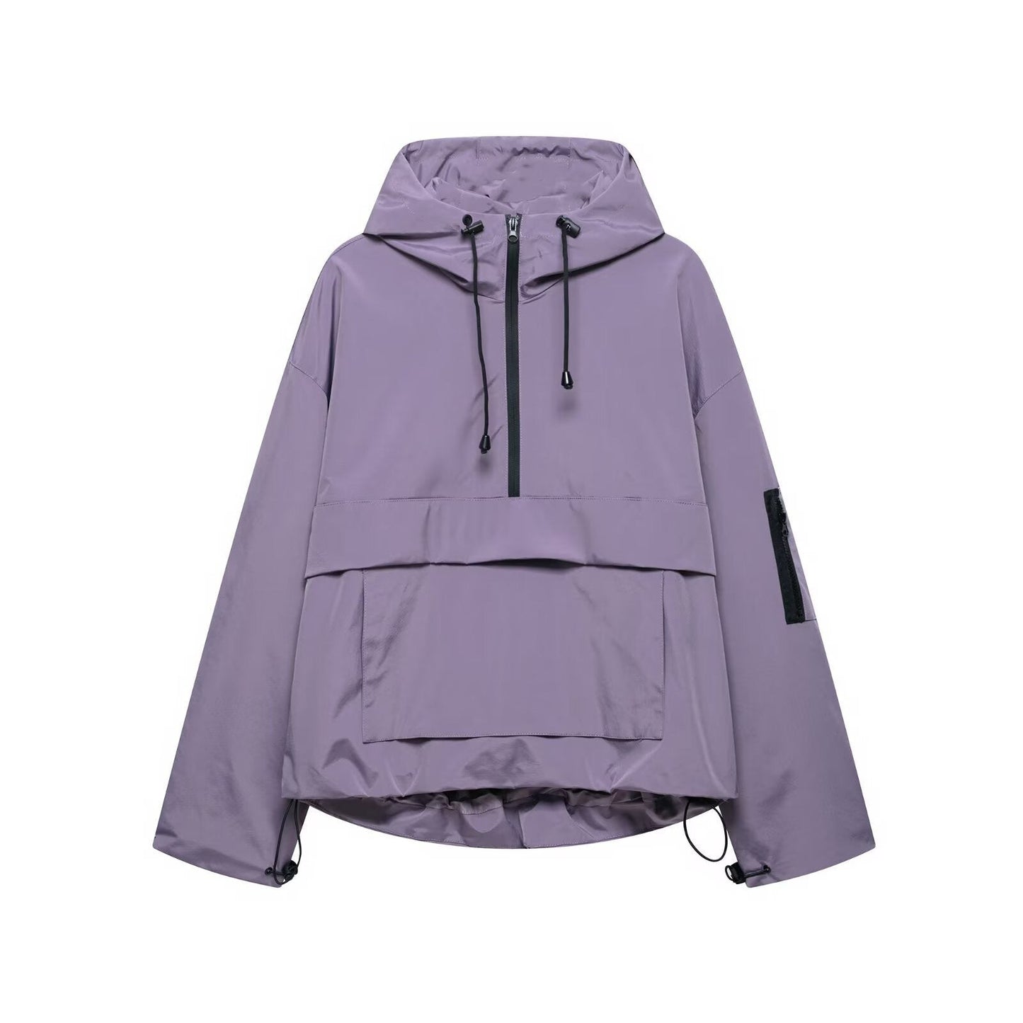Casual Sports Hooded Jacket Top Outdoor Jacket Coat