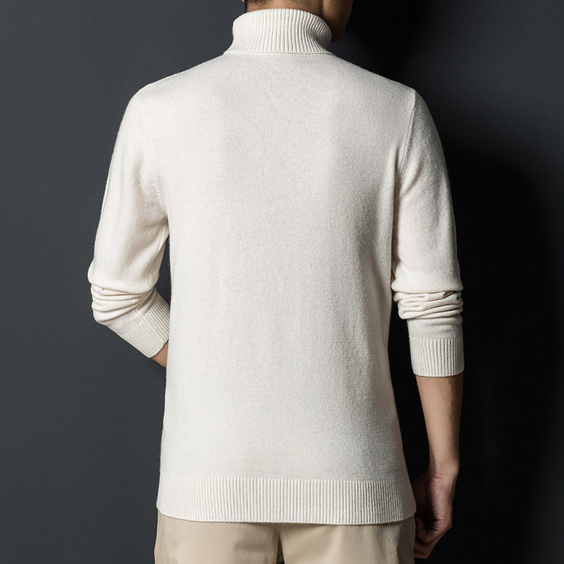Cashmere Sweater Pullover Thick Sweater For Men