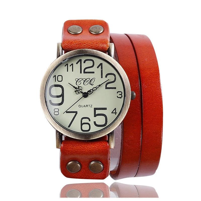Retro Three-circle Casual Watch For Men