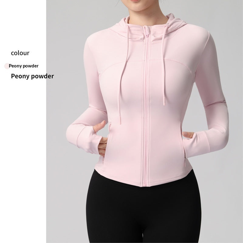 New Womens Yoga Jacket Long-sleeve Yoga Wear