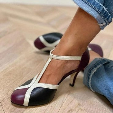 Round-Toe High-Heel