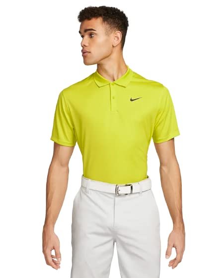Nike Mens Dri-fit Victory Polo (as1 Alpha m Regular Regular Bright Cactus/Black)