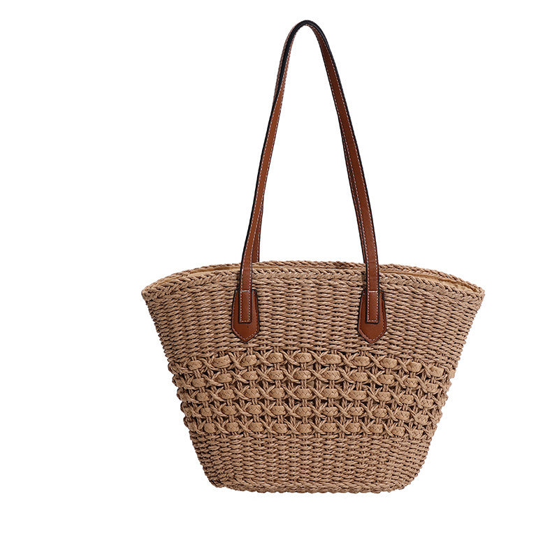 Women's Woven Tote Travel Bag