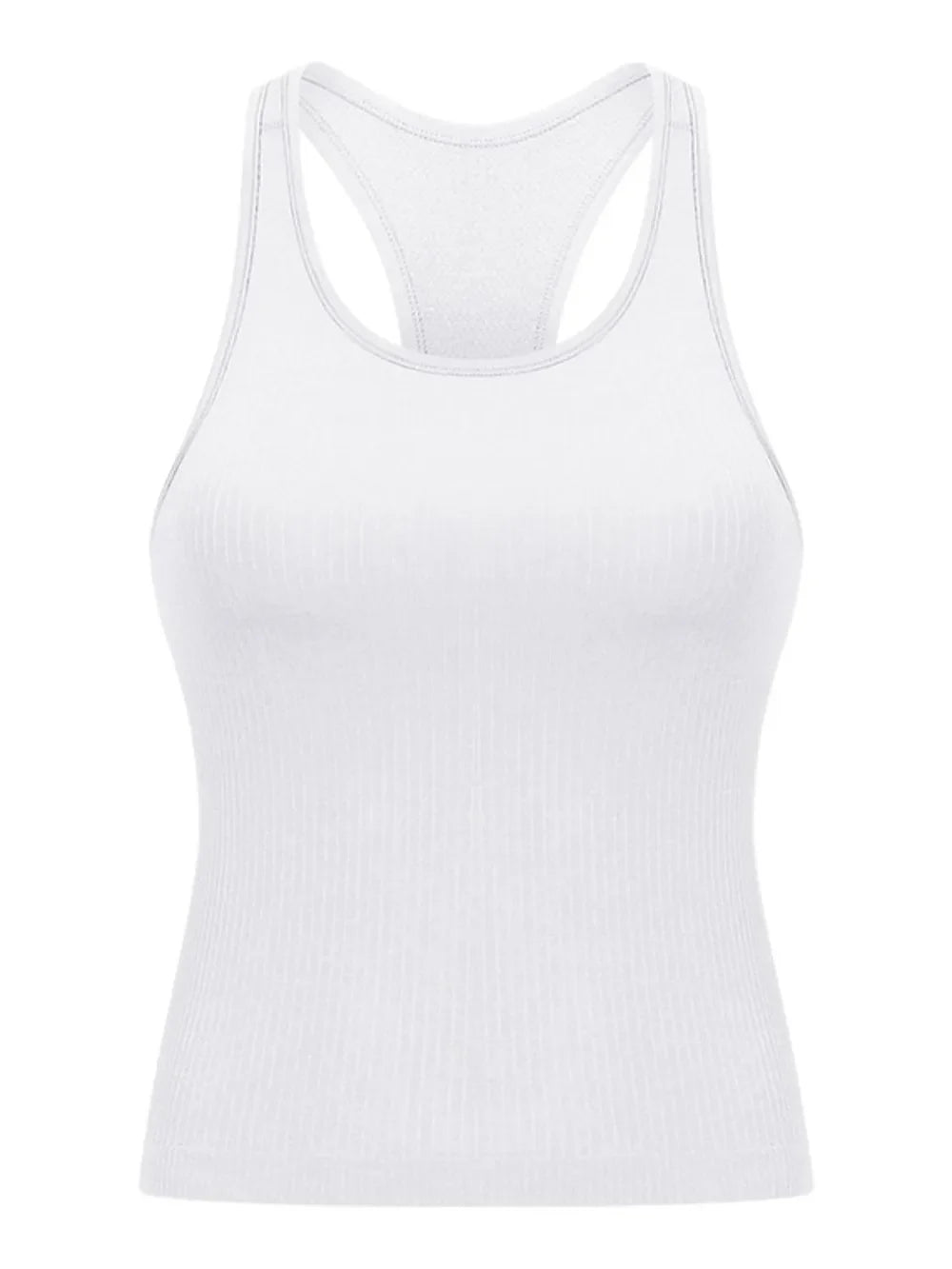 Camiseta sin mangas deportiva Millennia con espalda de nadador y cuello redondo
