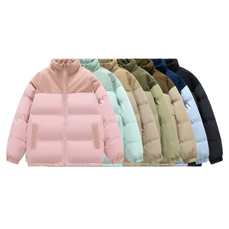 Winter Male New Cotton Clothing Thick Loose Hoodie Padded Coat