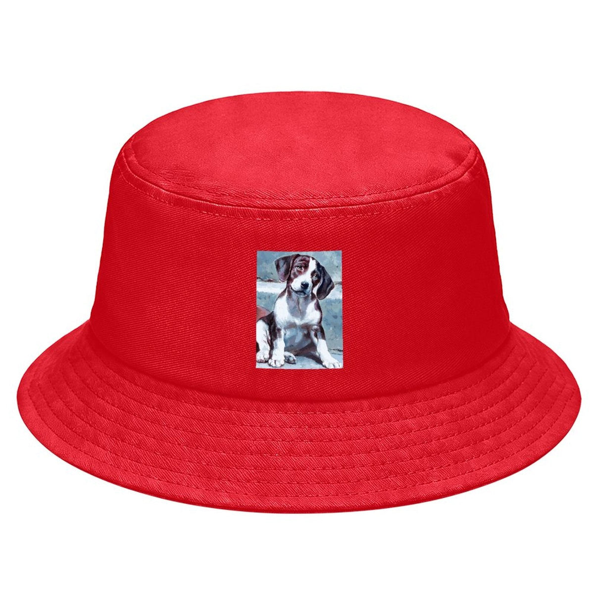 Puzzled Puppy Children’s Bucket Hat (Front Printing)
