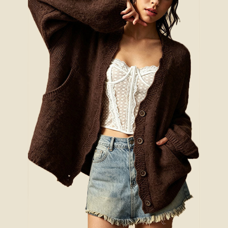 Womens Long-Sleeve Crew-Neck Sweater For Autumn And Winter