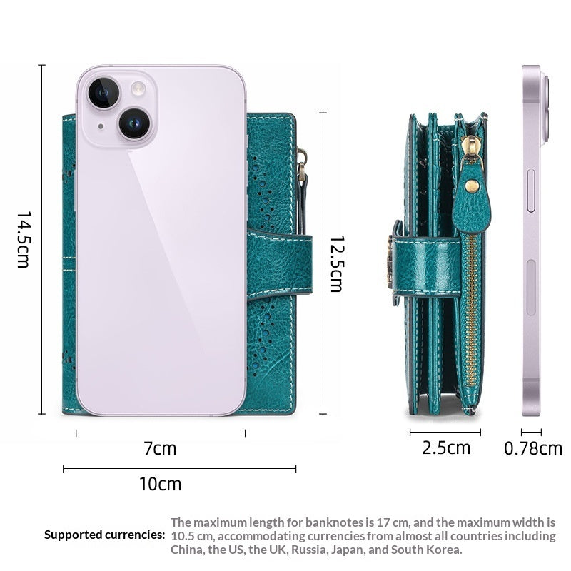 Women's Anti-Theft Multi-Function Wallet