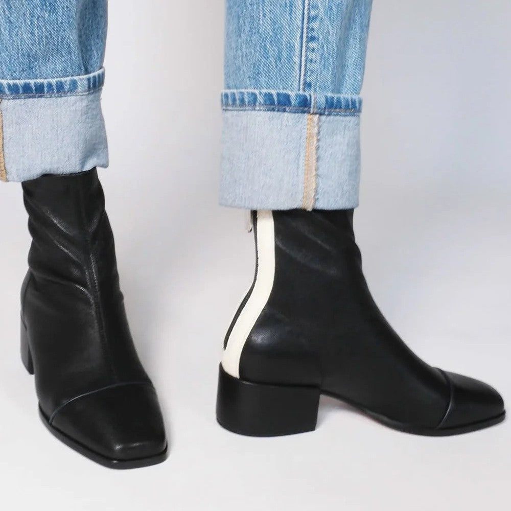 Women's Simple Square-toe Ankle Boots