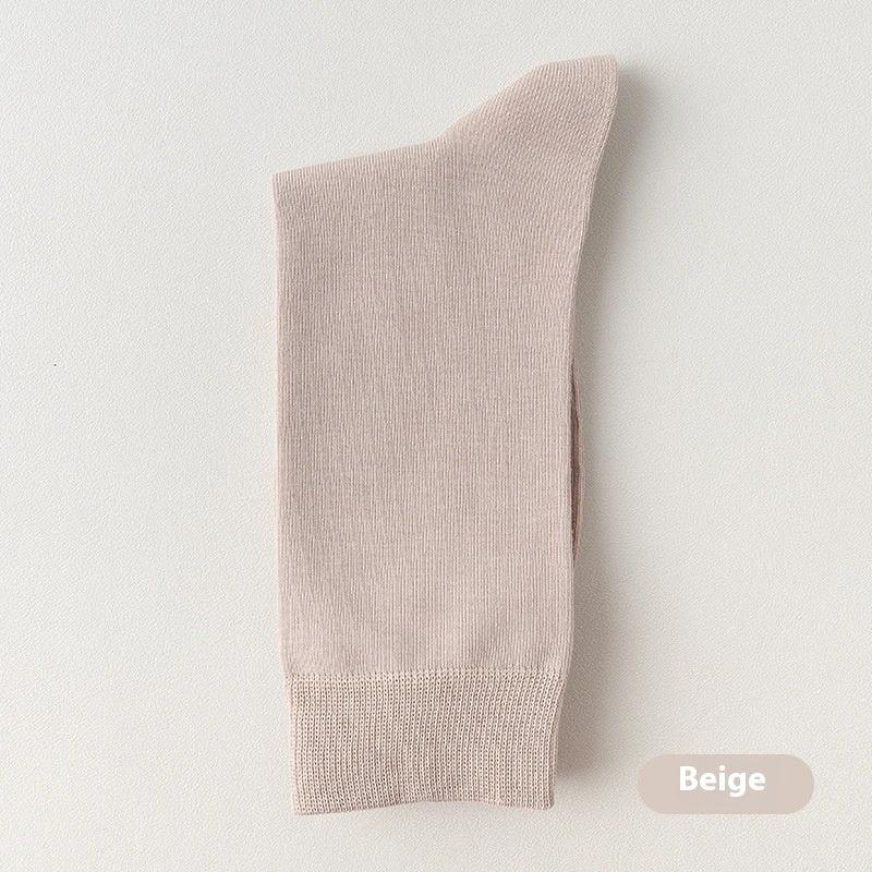 Men's Mid-calf Pure Cotton Business Socks