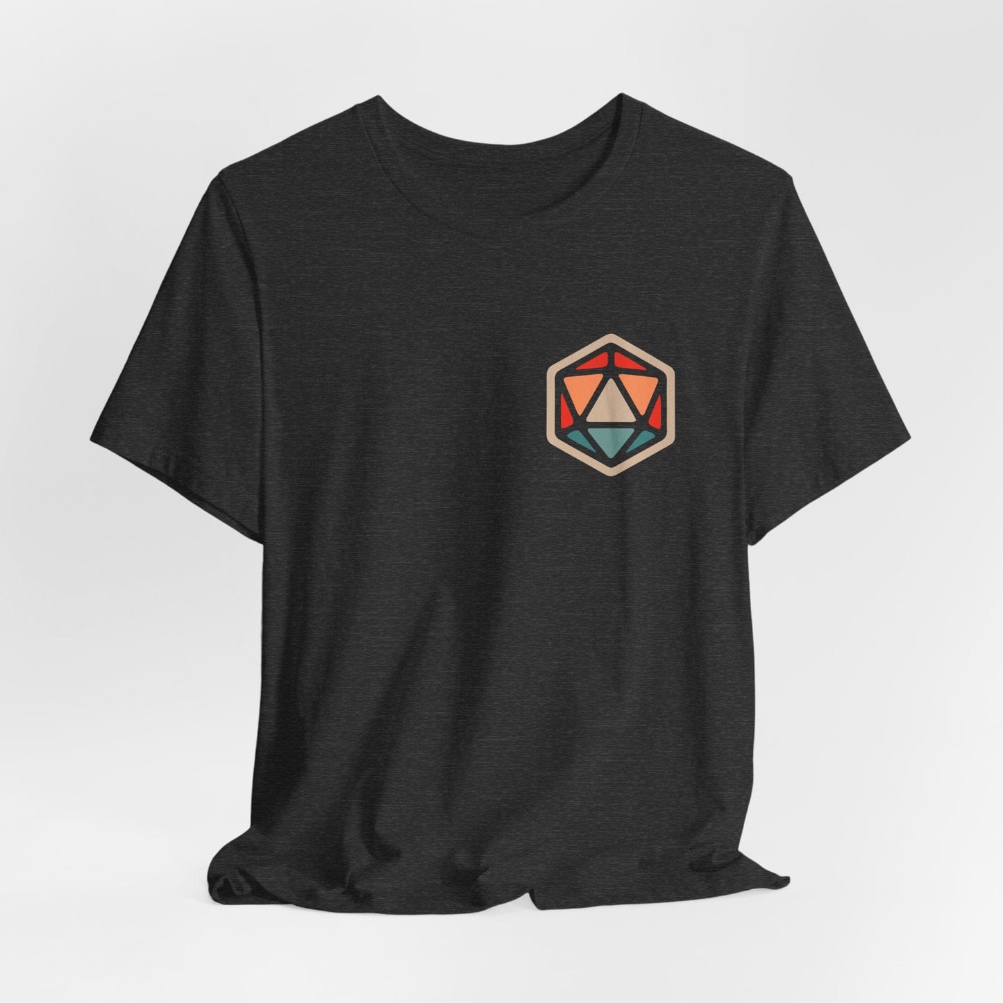 Camiseta de dado de 20 caras
