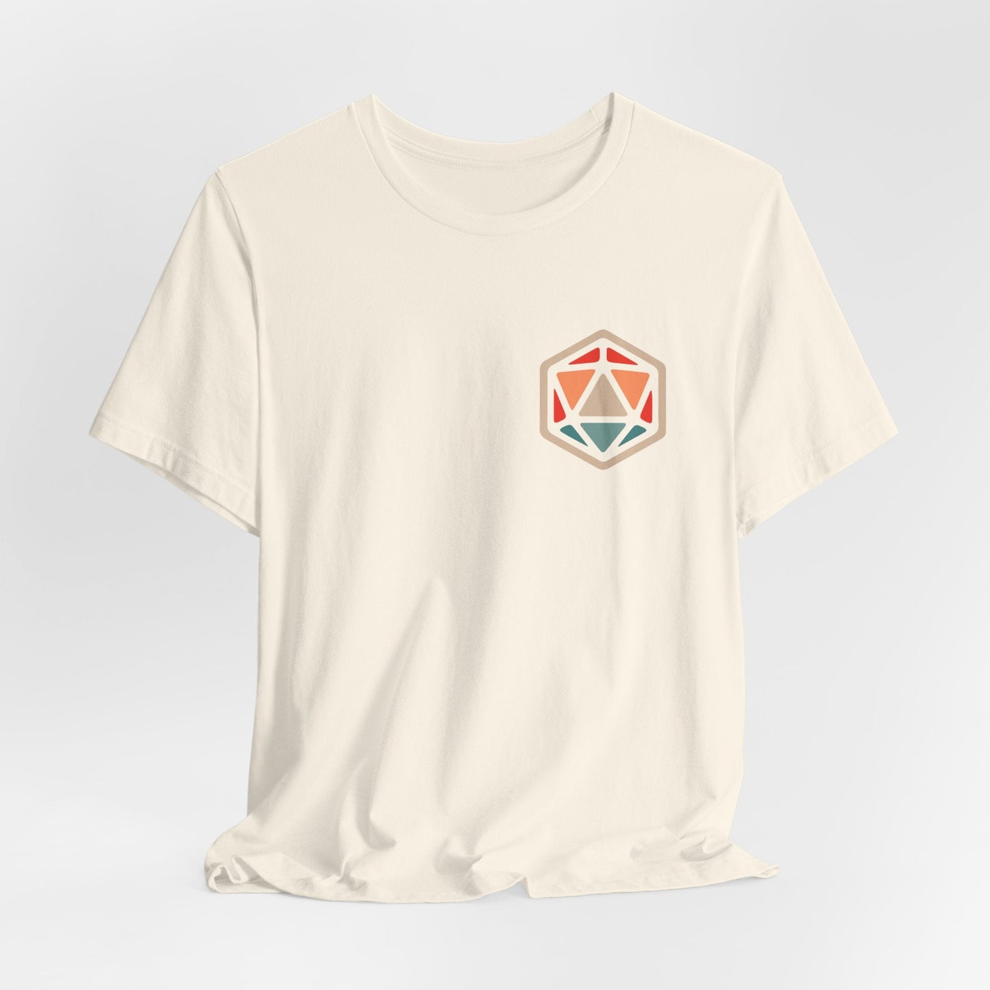Camiseta de dado de 20 caras