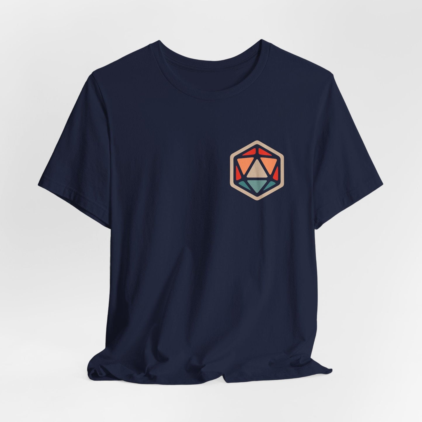 Camiseta de dado de 20 caras