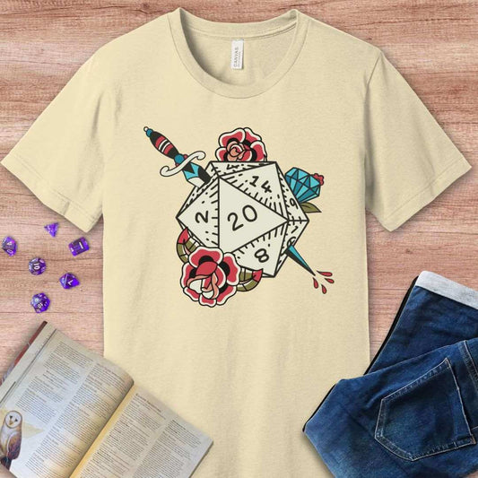 Camiseta de tatuaje D20