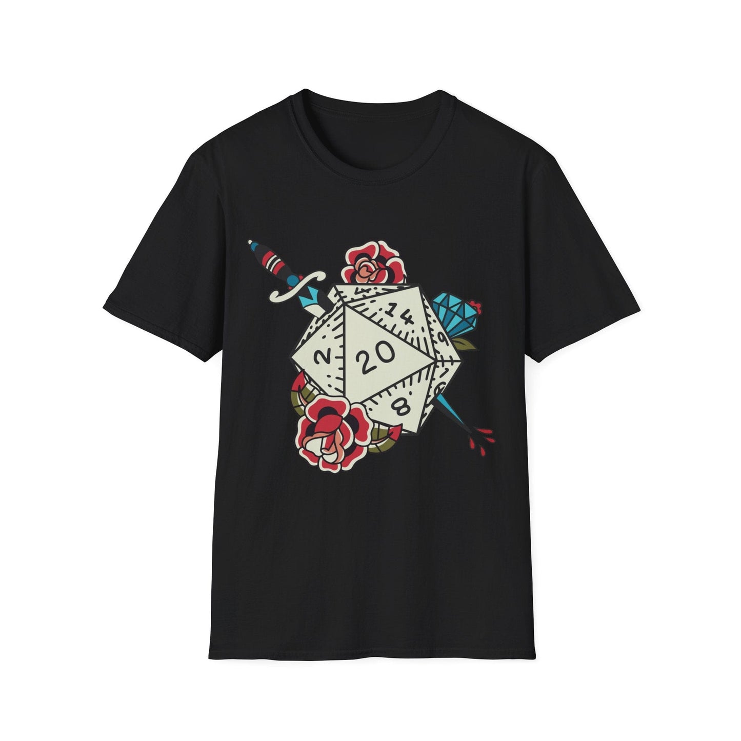 Camiseta de tatuaje D20